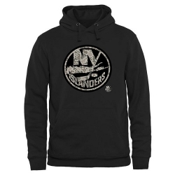 NHL New York Islanders Black Rink Warrior Pullover Hoodie