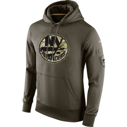 NHL New York Islanders Nike Olive Salute To Service KO Performance Hoodie