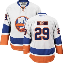 Brock Nelson Reebok New York Islanders Authentic White Away NHL Jersey