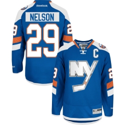 Brock Nelson Reebok New York Islanders Authentic Royal Blue 2014 Stadium Series NHL Jersey