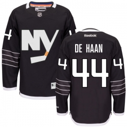 Calvin de Haan Reebok New York Islanders Authentic Black Practice Jersey