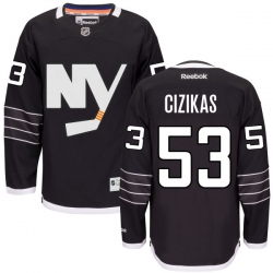 Casey Cizikas Reebok New York Islanders Premier Black Practice Jersey