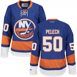 Adam Pelech Women's Reebok New York Islanders Authentic Royal Blue Home Jersey