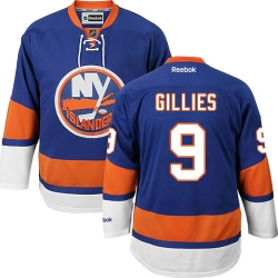 Clark Gillies Reebok New York Islanders Premier Royal Blue Home NHL Jersey