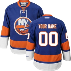 Reebok New York Islanders Customized Authentic Royal Blue Home NHL Jersey