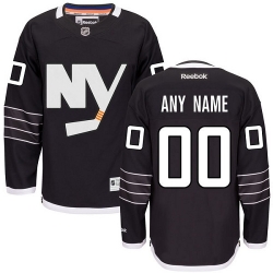 Reebok New York Islanders Customized Authentic Black Third NHL Jersey