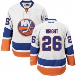 James Wright Youth Reebok New York Islanders Authentic White Away Jersey