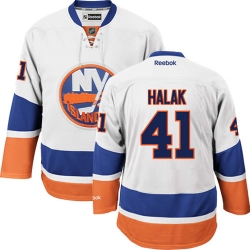 Jaroslav Halak Reebok New York Islanders Authentic White Away NHL Jersey