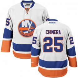 Jason Chimera Reebok New York Islanders Premier White Away Jersey