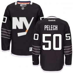 Adam Pelech Youth Reebok New York Islanders Authentic Black Practice Jersey