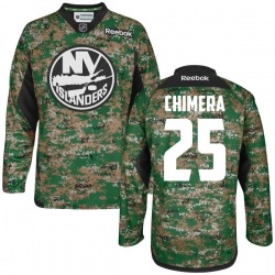 Jason Chimera Reebok New York Islanders Authentic Camo Digital Veteran's Day Practice Jersey