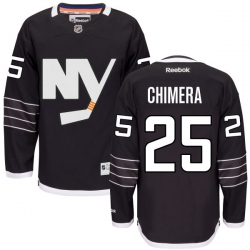 Jason Chimera Reebok New York Islanders Authentic Black Practice Jersey