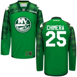 Jason Chimera Reebok New York Islanders Authentic Green St. Patrick's Day Jersey