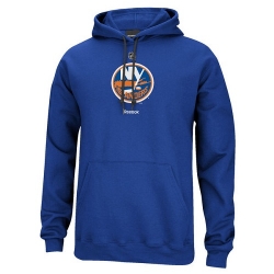 NHL Reebok New York Islanders Primary Logo Pullover Hoodie - Royal Blue