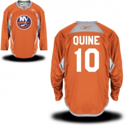Alan Quine Reebok New York Islanders Premier Orange Alternate Practice Jersey