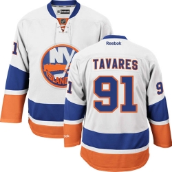 John Tavares Reebok New York Islanders Authentic White Away NHL Jersey