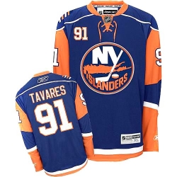 John Tavares Reebok New York Islanders Premier Navy Blue NHL Jersey
