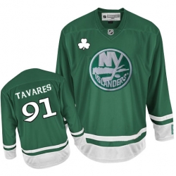 John Tavares Reebok New York Islanders Authentic Green St Patty's Day NHL Jersey