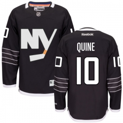 Alan Quine Reebok New York Islanders Authentic Black Practice Jersey
