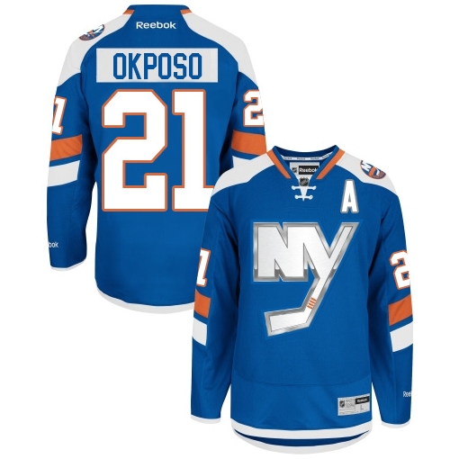 Kyle Okposo Reebok New York Islanders Authentic Royal Blue ...