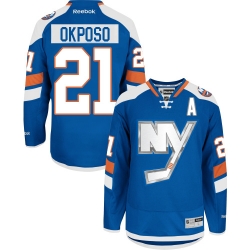Kyle Okposo Reebok New York Islanders Premier Royal Blue 2014 Stadium Series NHL Jersey