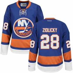 Marek Zidlicky Women's Reebok New York Islanders Authentic Royal Blue Home Jersey