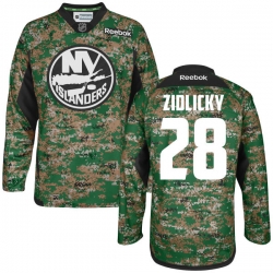 Marek Zidlicky Youth Reebok New York Islanders Authentic Camo Digital Veteran's Day Practice Jersey