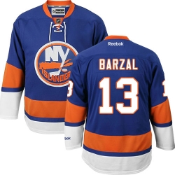 Mathew Barzal Reebok New York Islanders Authentic Royal Blue Home NHL Jersey