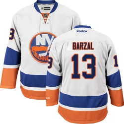Mathew Barzal Reebok New York Islanders Authentic White Away NHL Jersey
