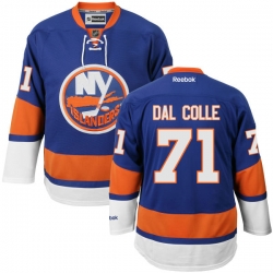 Michael Dal Colle Reebok New York Islanders Premier Royal Blue Home Jersey