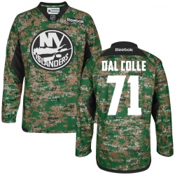 Michael Dal Colle Reebok New York Islanders Premier Camo Digital Veteran's Day Practice Jersey