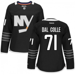 Michael Dal Colle Women's Reebok New York Islanders Premier Black Alternate Jersey