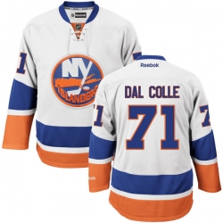 Michael Dal Colle Youth Reebok New York Islanders Authentic White Away Jersey
