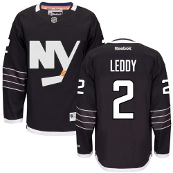 Nick Leddy Reebok New York Islanders Authentic Black Third NHL Jersey