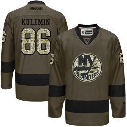 Nikolay Kulemin Reebok New York Islanders Premier Green Salute to Service NHL Jersey