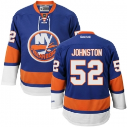 Ross Johnston Reebok New York Islanders Premier Royal Blue Home Jersey