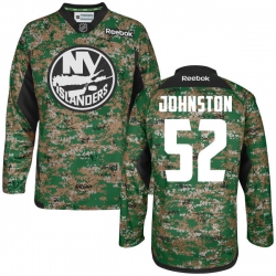 Ross Johnston Reebok New York Islanders Premier Camo Digital Veteran's Day Practice Jersey