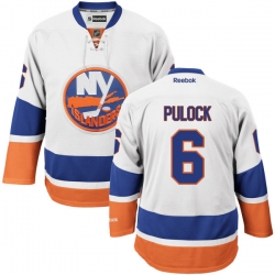 Ryan Pulock Reebok New York Islanders Premier White Away Jersey