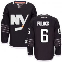 Ryan Pulock Reebok New York Islanders Premier Black Practice Jersey