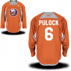 Ryan Pulock Reebok New York Islanders Authentic Orange Alternate Practice Jersey