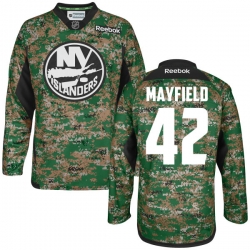 Scott Mayfield Reebok New York Islanders Authentic Camo Digital Veteran's Day Practice Jersey