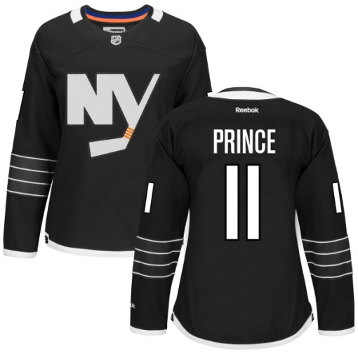 Shane Prince Women's Reebok New York Islanders Authentic Black Alternate Jersey