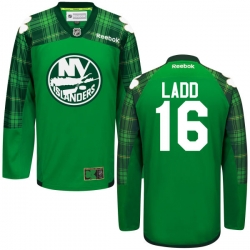 Andrew Ladd Reebok New York Islanders Premier Green St. Patrick's Day Jersey