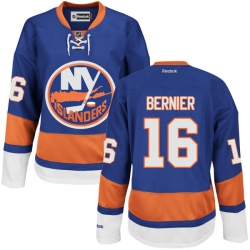 Steve Bernier Women's Reebok New York Islanders Authentic Royal Blue Home Jersey