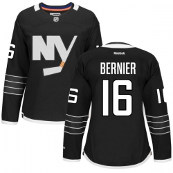 Steve Bernier Women's Reebok New York Islanders Authentic Black Alternate Jersey