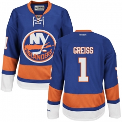 Thomas Greiss Women's Reebok New York Islanders Premier Royal Blue Home Jersey