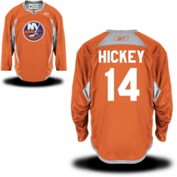 Thomas Hickey Reebok New York Islanders Authentic Orange Alternate Practice Jersey