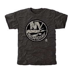 NHL New York Islanders Black Rink Warrior Tri-Blend T-Shirt