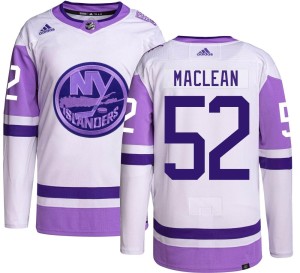 Kyle Maclean Men's Adidas New York Islanders Authentic Hockey Fights Cancer Jersey