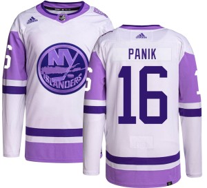 Richard Panik Men's Adidas New York Islanders Authentic Hockey Fights Cancer Jersey